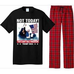 Donald Trump Shooting Not Today Trump Assassination Attempt Pajama Set