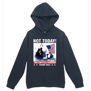 Donald Trump Shooting Not Today Trump Assassination Attempt Urban Pullover Hoodie