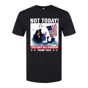 Donald Trump Shooting Not Today Trump Assassination Attempt Softstyle CVC T-Shirt