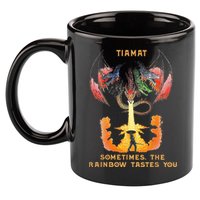 Dragon Tiamat Sometimes The Rainbow Tastes You 11oz C Handle Ceramic Mug
