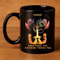 Dragon Tiamat Sometimes The Rainbow Tastes You 11oz C Handle Ceramic Mug