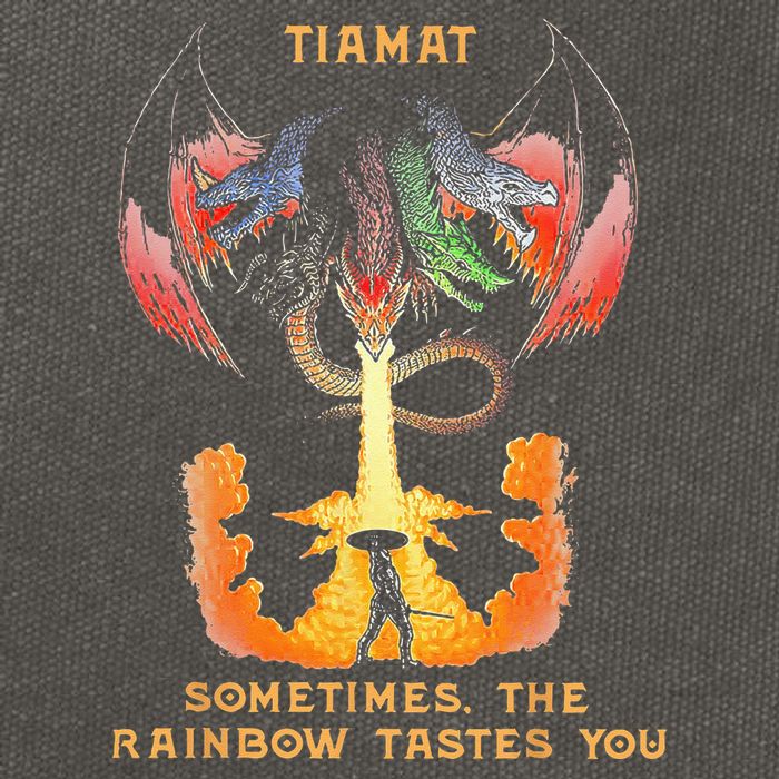 Dragon Tiamat Sometimes The Rainbow Tastes You Cotton Canvas Backpack