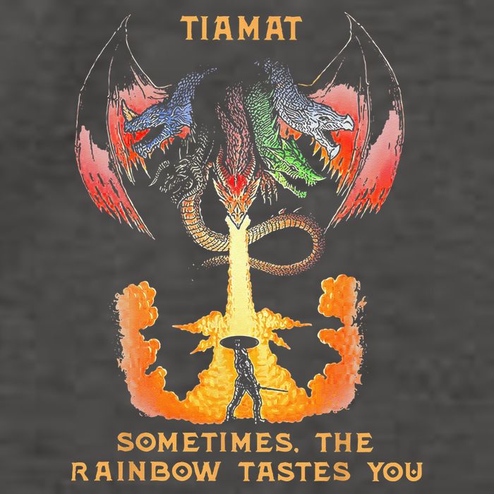 Dragon Tiamat Sometimes The Rainbow Tastes You Vector Backpack