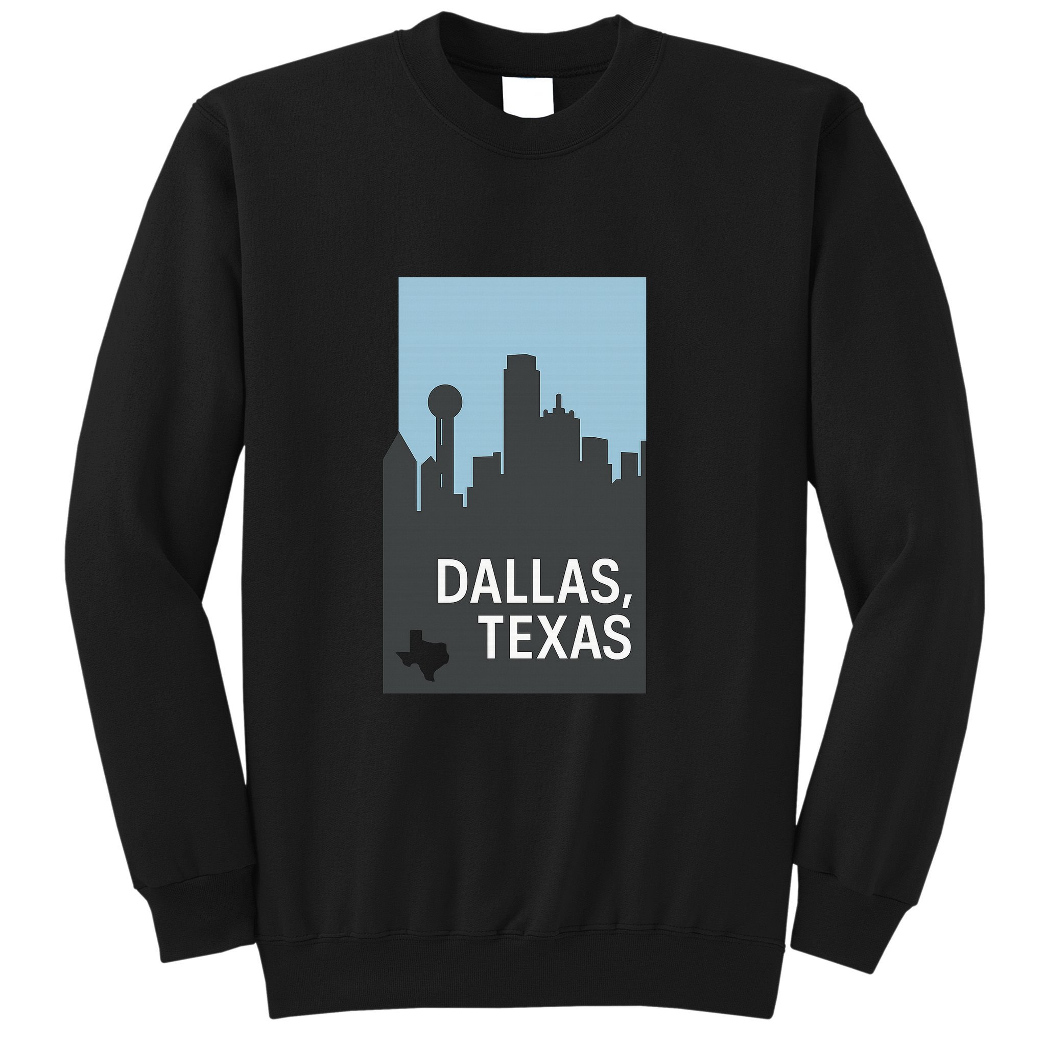 Dallas Texas Simple Sweatshirt