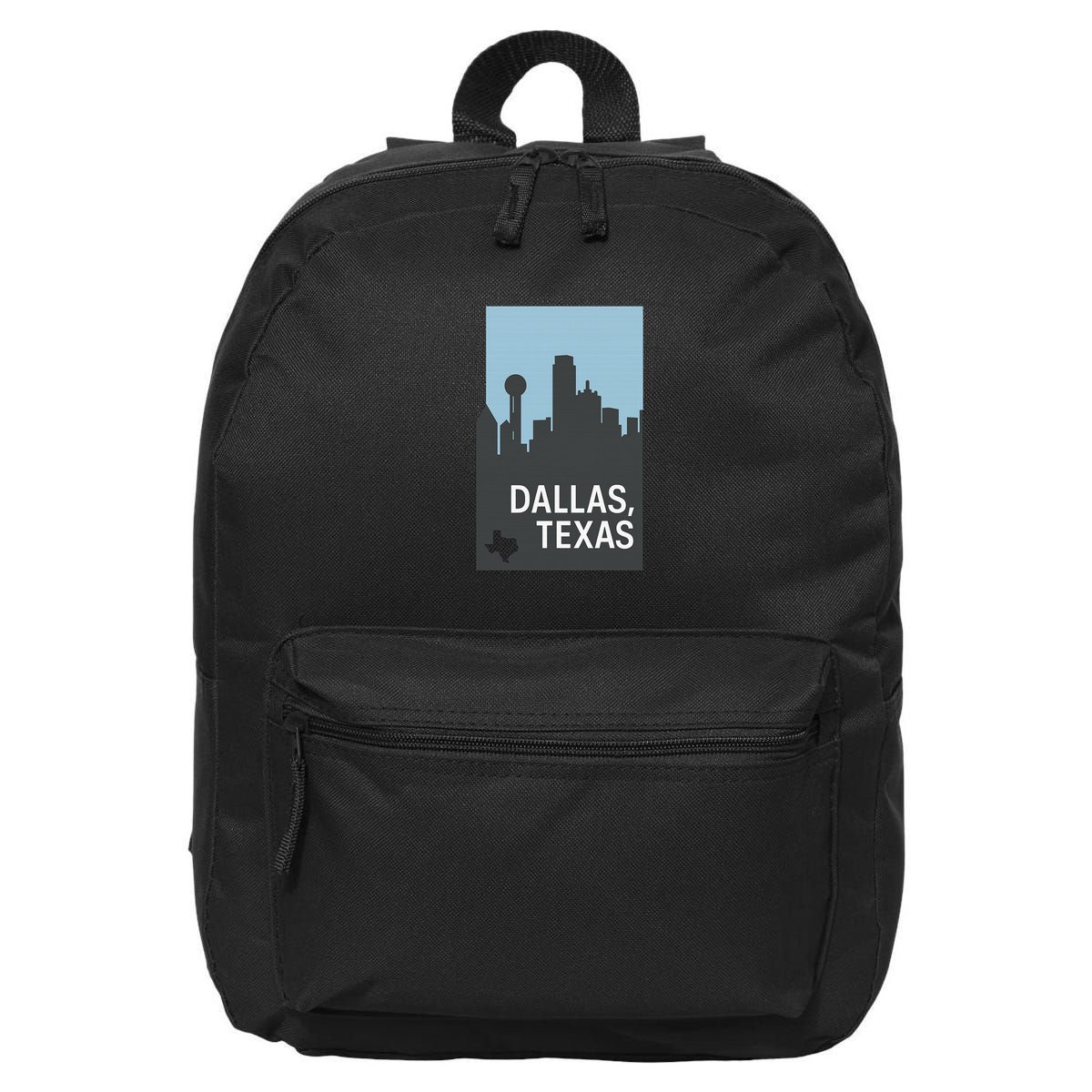 Dallas Texas Simple 16 in Basic Backpack