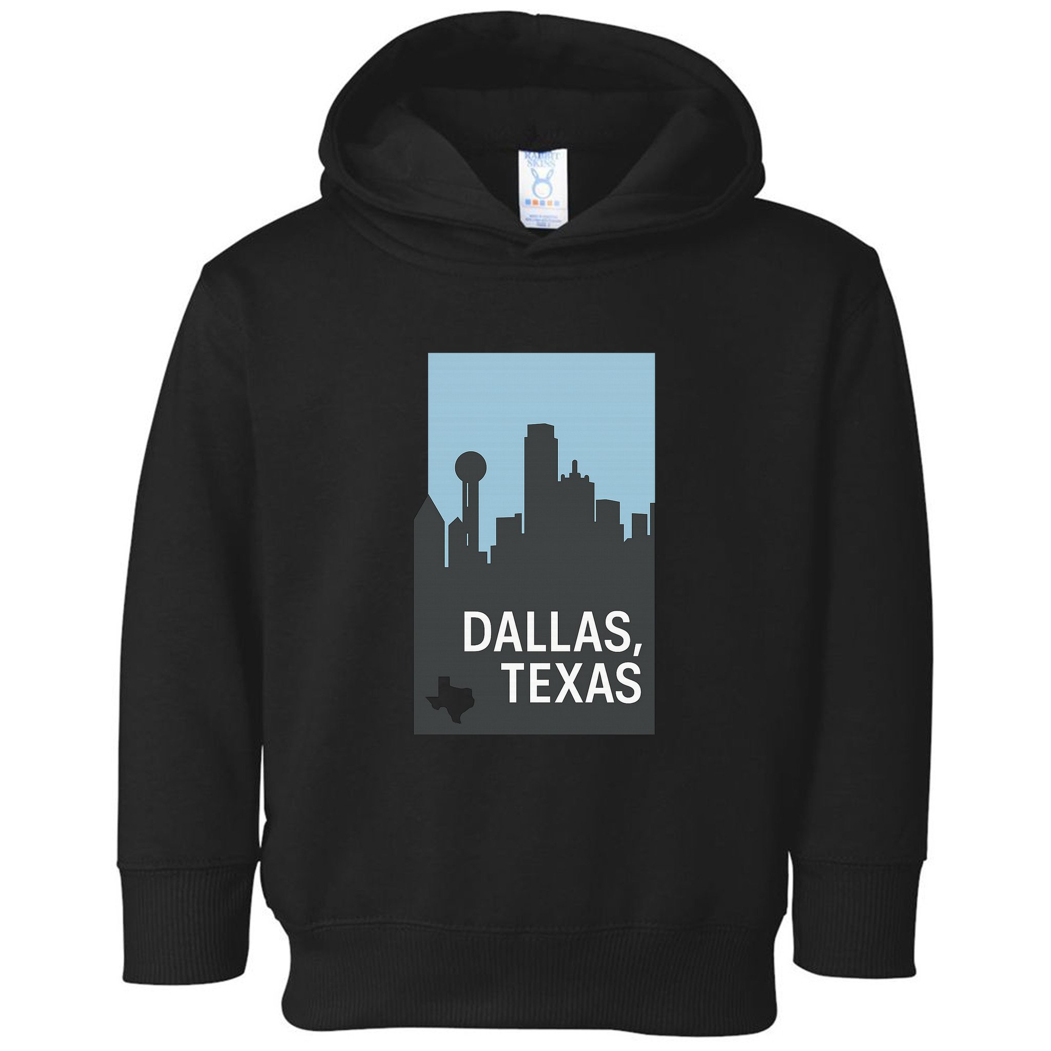 Dallas Texas Simple Toddler Hoodie