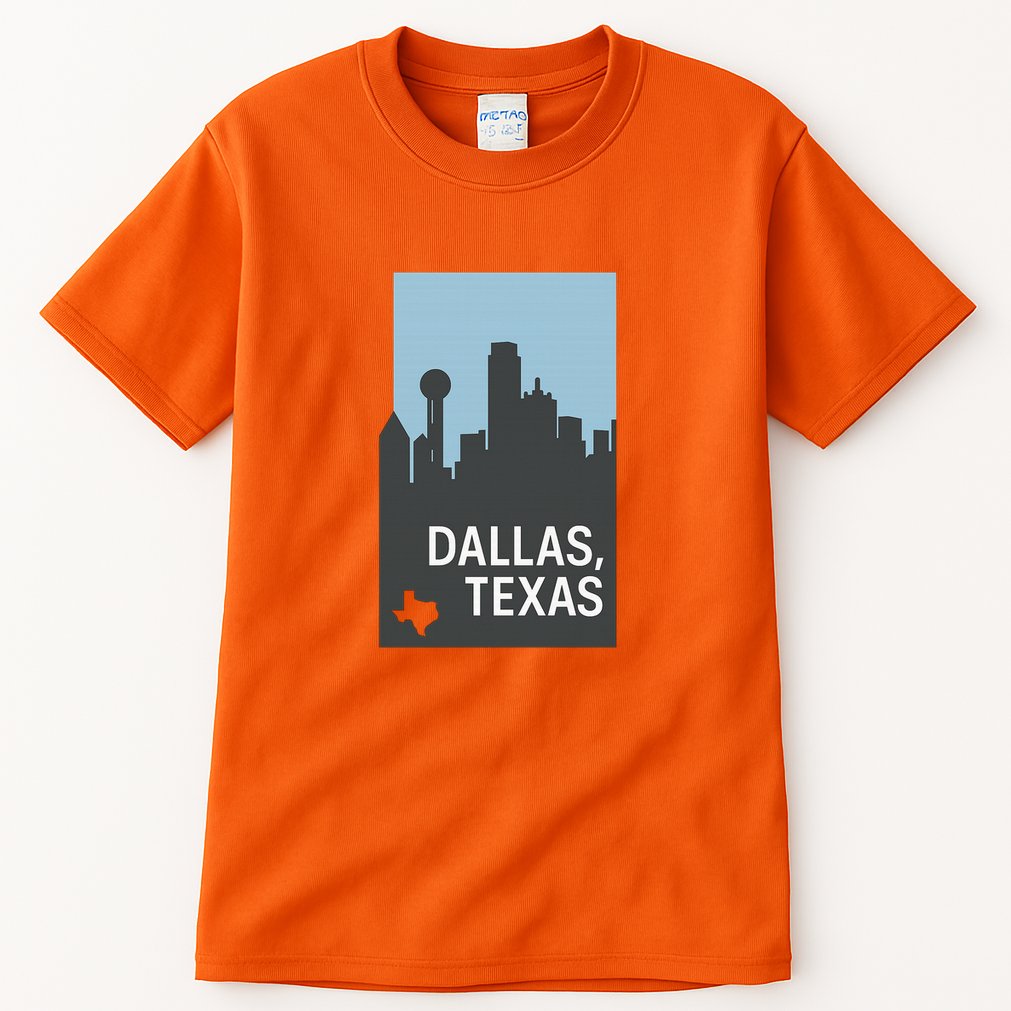 Dallas Texas Simple Tall T-Shirt