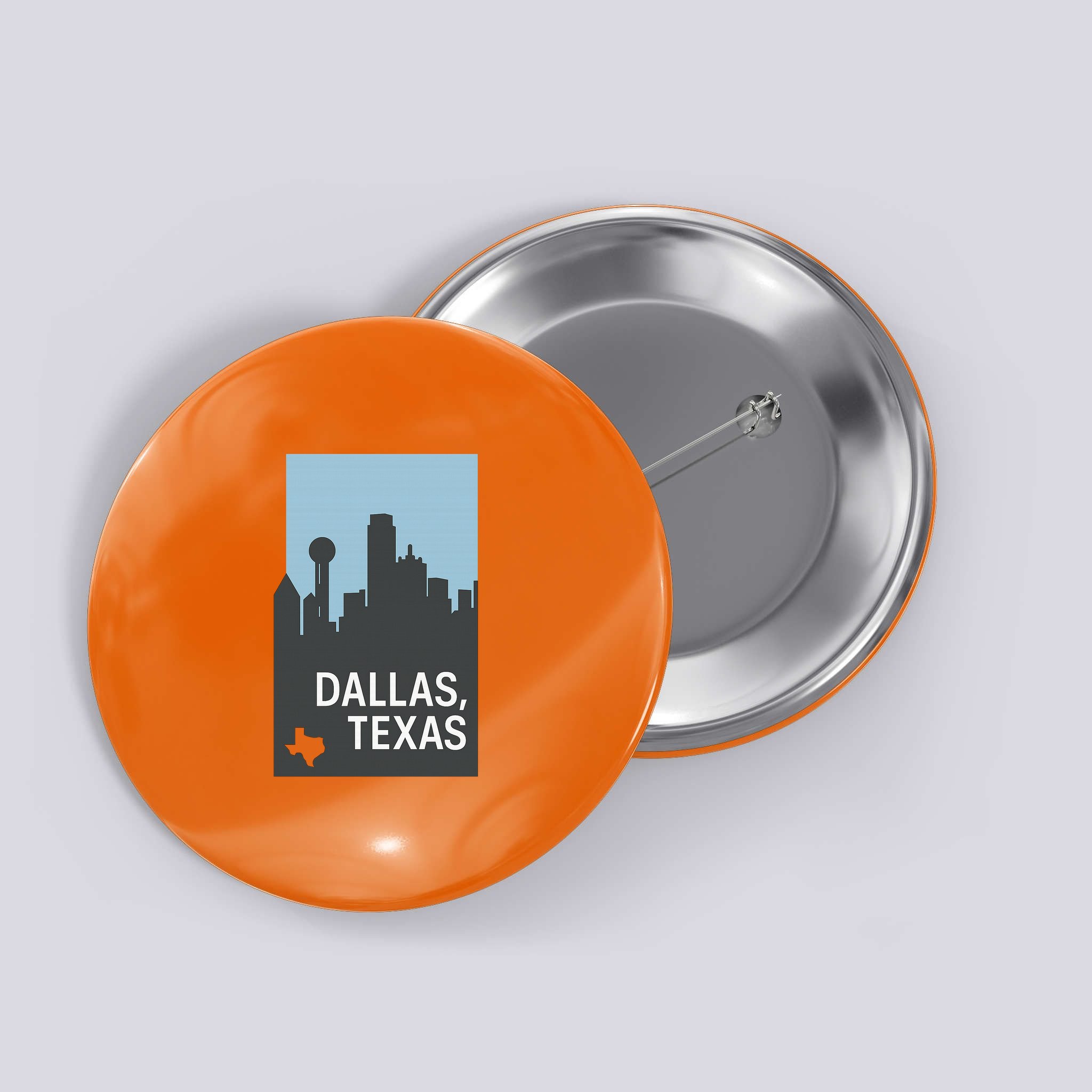 Dallas Texas Simple Button