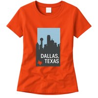 Dallas Texas Simple Womens T-Shirt
