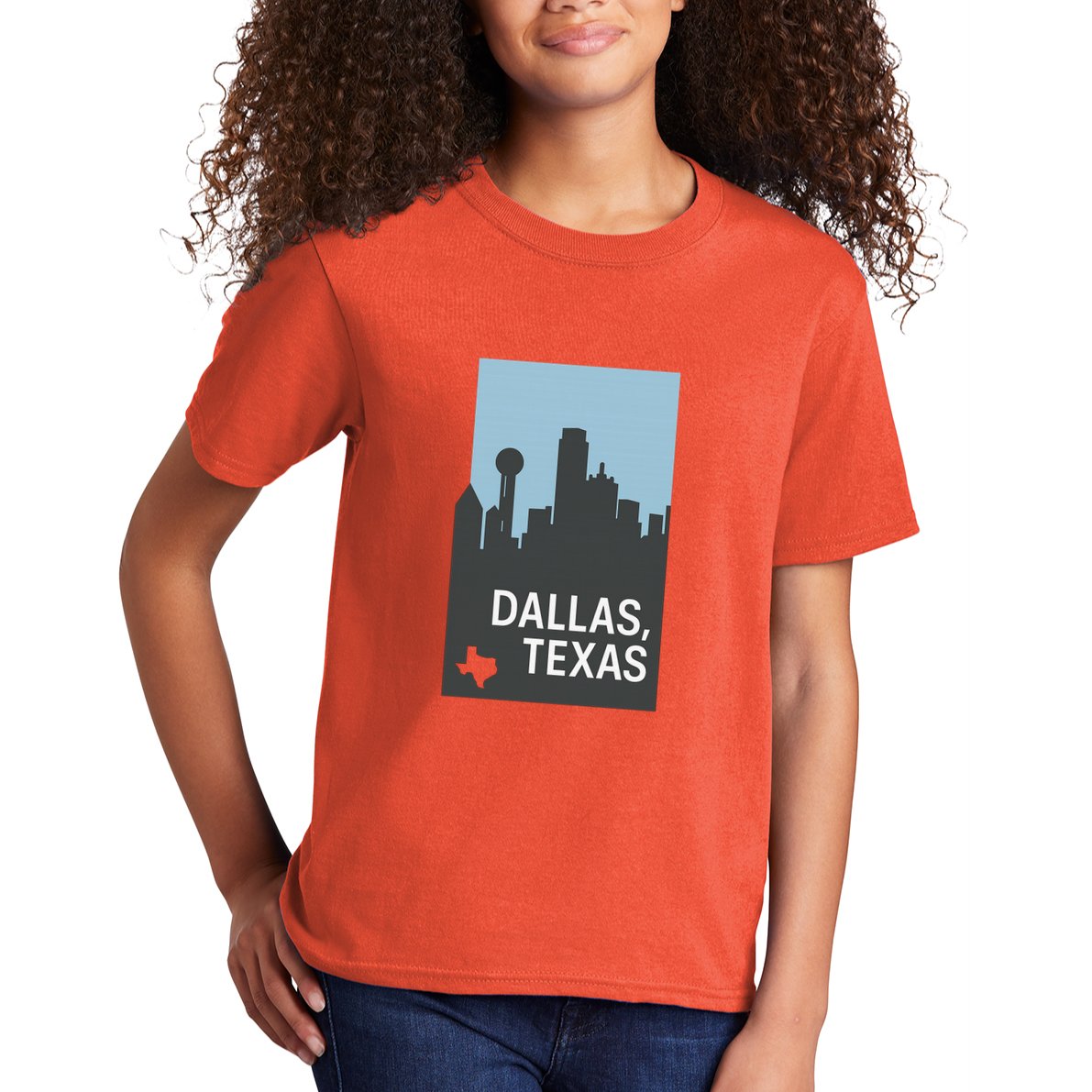 Dallas Texas Simple Kids T-Shirt
