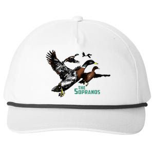 Ducks The Sopranos Do You Feel Depressed The Duck Left I Snapback Five-Panel Rope Hat