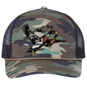 Ducks The Sopranos Do You Feel Depressed The Duck Left I Retro Rope Trucker Hat Cap