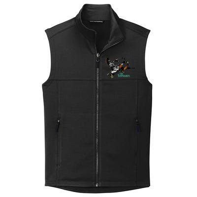 Ducks The Sopranos Do You Feel Depressed The Duck Left I Collective Smooth Fleece Vest