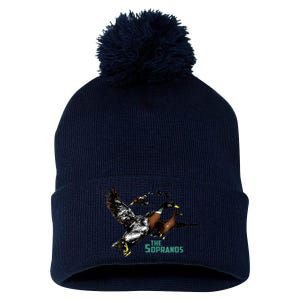 Ducks The Sopranos Do You Feel Depressed The Duck Left I Pom Pom 12in Knit Beanie