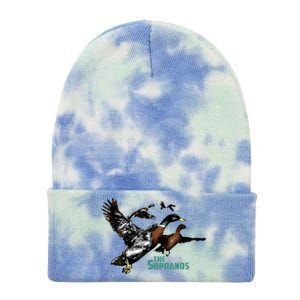 Ducks The Sopranos Do You Feel Depressed The Duck Left I Tie Dye 12in Knit Beanie