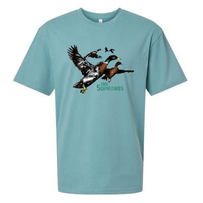 Ducks The Sopranos Do You Feel Depressed The Duck Left I Sueded Cloud Jersey T-Shirt