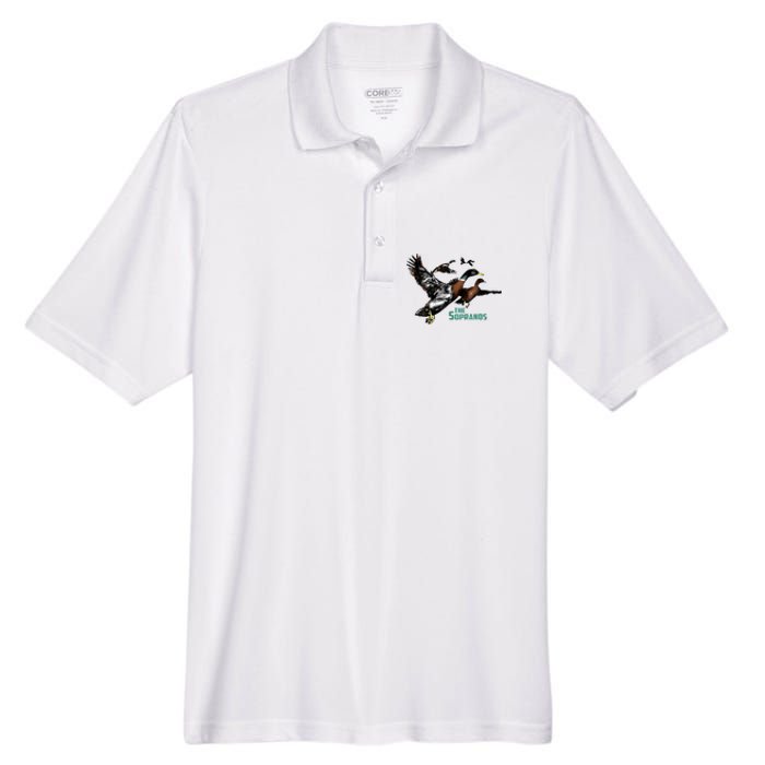 Ducks The Sopranos Do You Feel Depressed The Duck Left I Men's Origin Performance Pique Polo