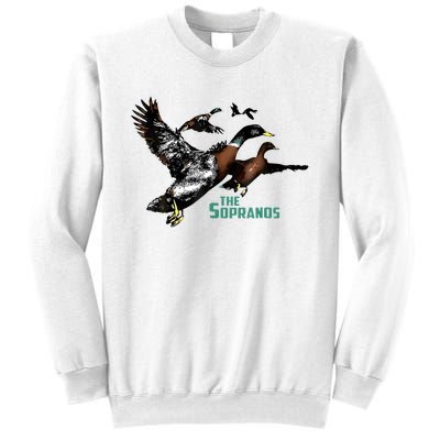 Ducks The Sopranos Do You Feel Depressed The Duck Left I Sweatshirt