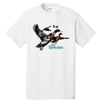 Ducks The Sopranos Do You Feel Depressed The Duck Left I Tall T-Shirt