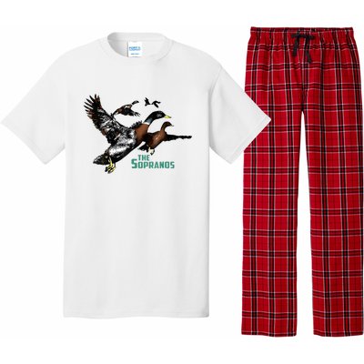 Ducks The Sopranos Do You Feel Depressed The Duck Left I Pajama Set