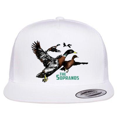 Ducks The Sopranos Do You Feel Depressed The Duck Left I Flat Bill Trucker Hat