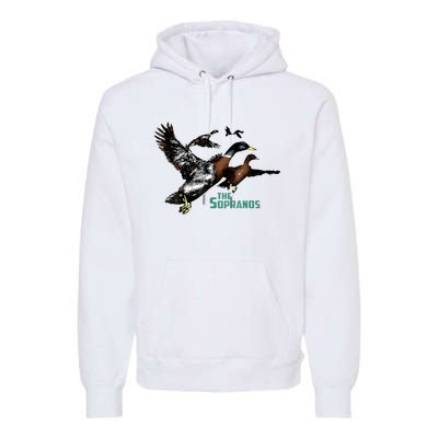 Ducks The Sopranos Do You Feel Depressed The Duck Left I Premium Hoodie