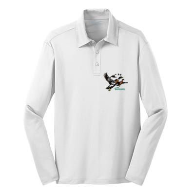 Ducks The Sopranos Do You Feel Depressed The Duck Left I Silk Touch Performance Long Sleeve Polo