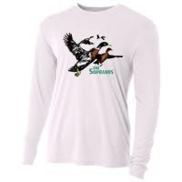 Ducks The Sopranos Do You Feel Depressed The Duck Left I Cooling Performance Long Sleeve Crew