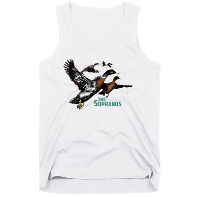 Ducks The Sopranos Do You Feel Depressed The Duck Left I Tank Top