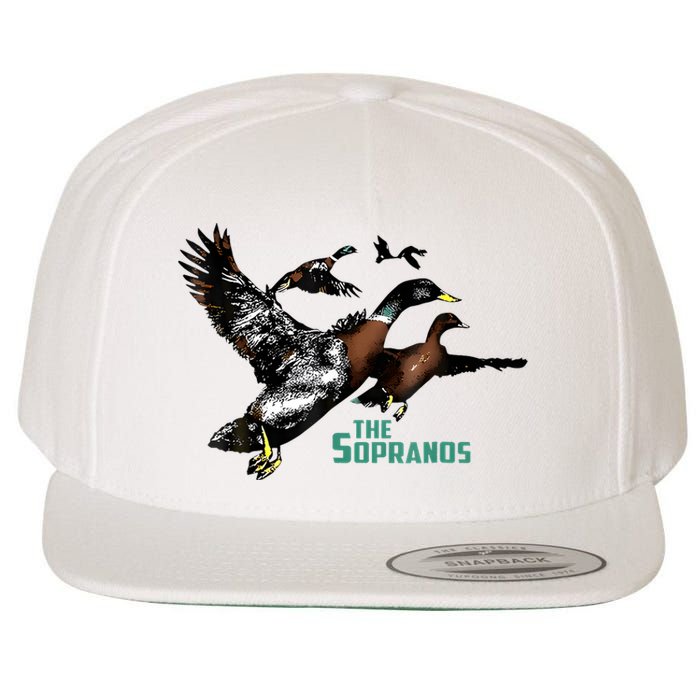 Ducks The Sopranos Do You Feel Depressed The Duck Left I Wool Snapback Cap