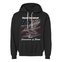 Drain The Swamp With A Convention Of States Garment-Dyed Fleece Hoodie