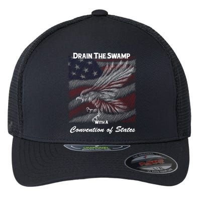 Drain The Swamp With A Convention Of States Flexfit Unipanel Trucker Cap