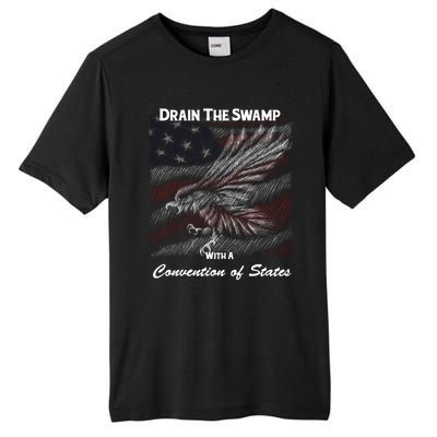 Drain The Swamp With A Convention Of States Tall Fusion ChromaSoft Performance T-Shirt