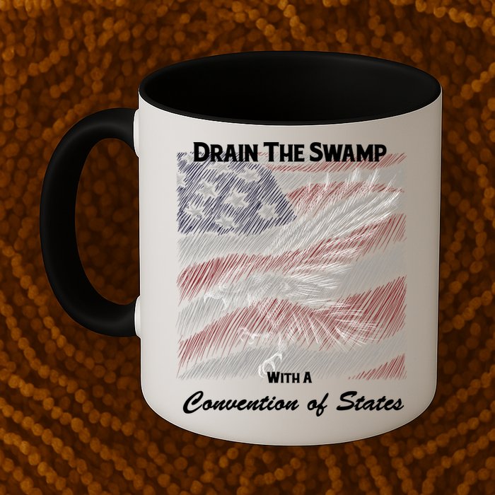 Drain The Swamp With A Convention Of States Mug
