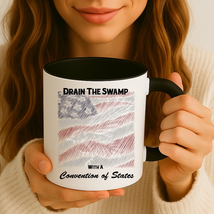 Drain The Swamp With A Convention Of States Mug