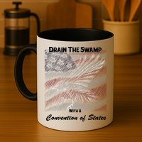 Drain The Swamp With A Convention Of States Mug