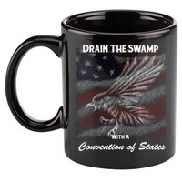 Drain The Swamp With A Convention Of States 11oz C Handle Ceramic Mug