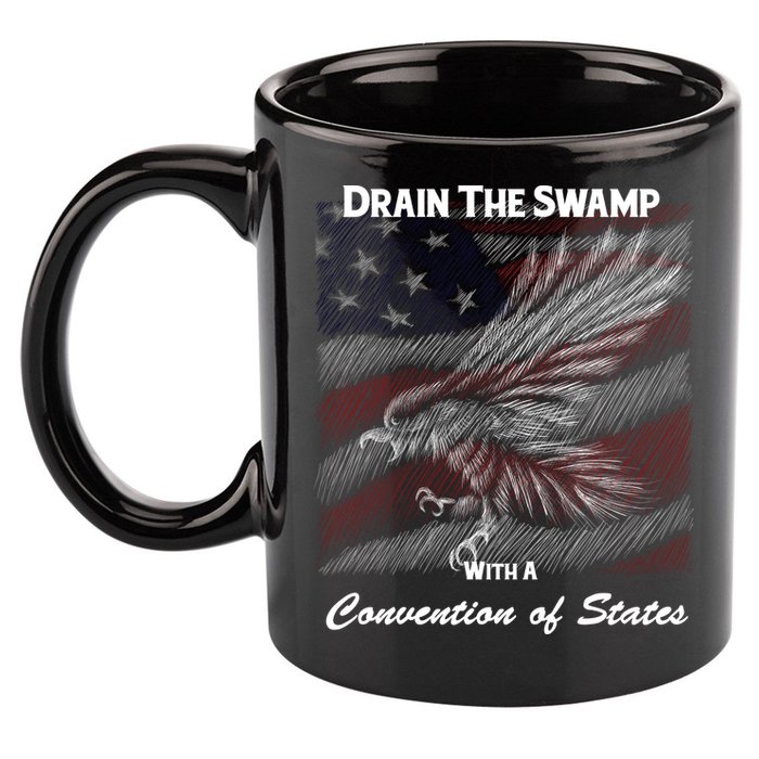 Drain The Swamp With A Convention Of States 11oz C Handle Ceramic Mug
