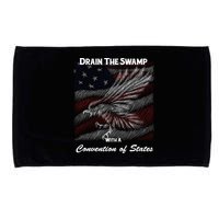 Drain The Swamp With A Convention Of States Microfiber Hand Towel
