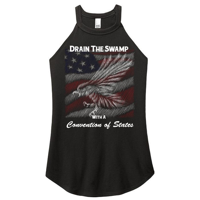 Drain The Swamp With A Convention Of States Women's Perfect Tri Rocker Tank