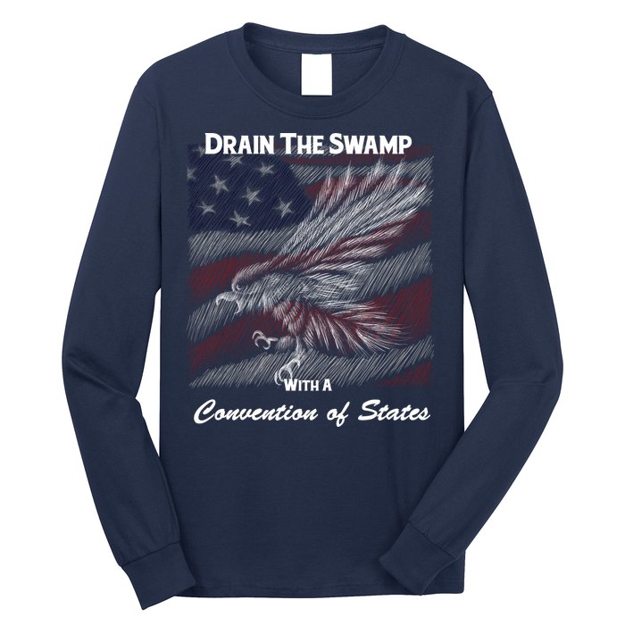 Drain The Swamp With A Convention Of States Long Sleeve Shirt