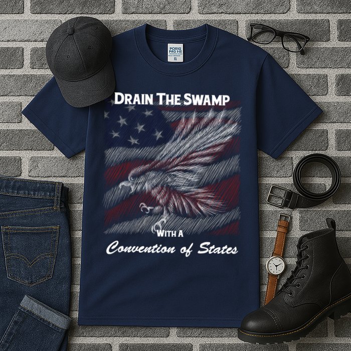 Drain The Swamp With A Convention Of States Tall T-Shirt