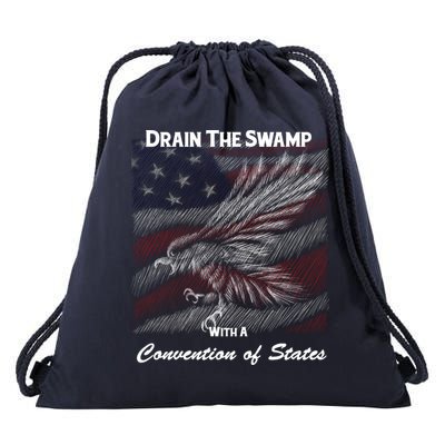 Drain The Swamp With A Convention Of States Drawstring Bag