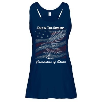 Drain The Swamp With A Convention Of States Ladies Essential Flowy Tank