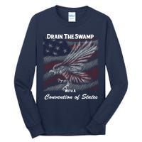 Drain The Swamp With A Convention Of States Tall Long Sleeve T-Shirt