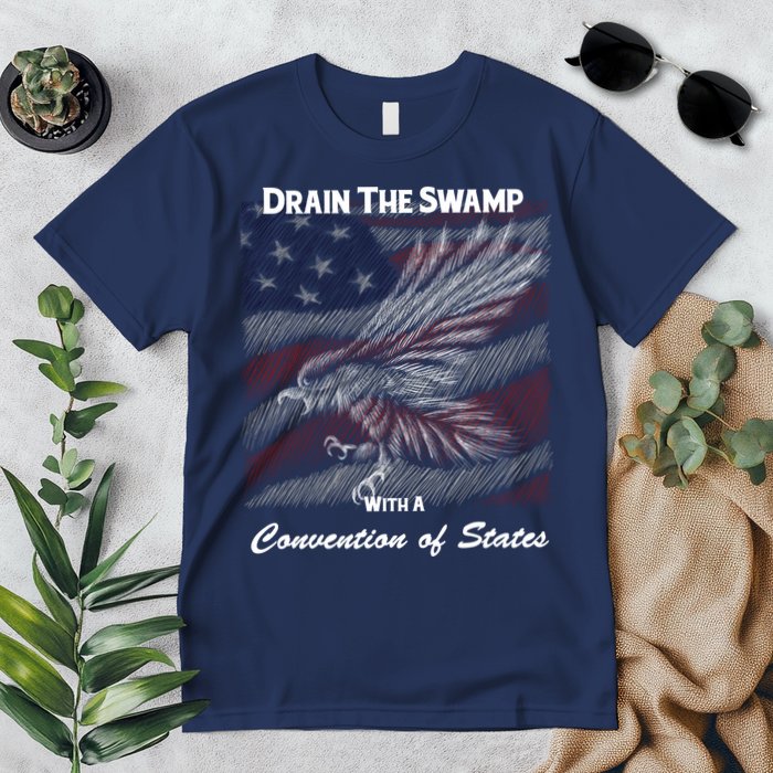 Drain The Swamp With A Convention Of States Premium T-Shirt