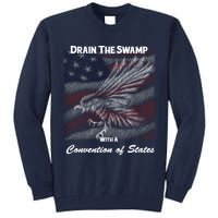Drain The Swamp With A Convention Of States Tall Sweatshirt