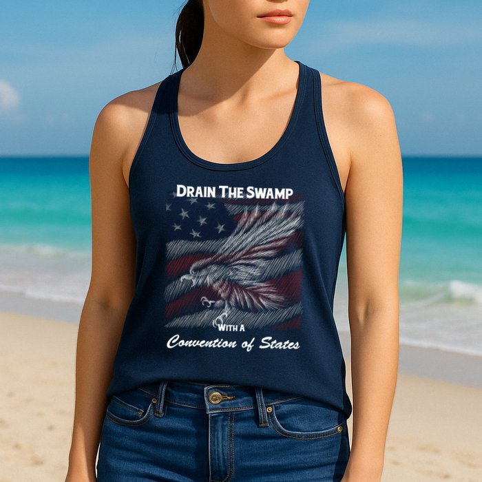 Drain The Swamp With A Convention Of States Womens Tank Top