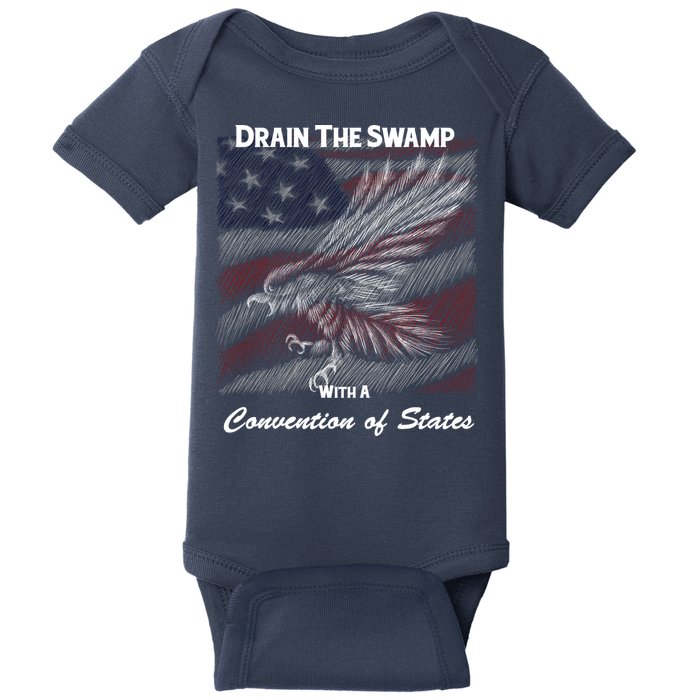 Drain The Swamp With A Convention Of States Baby Bodysuit