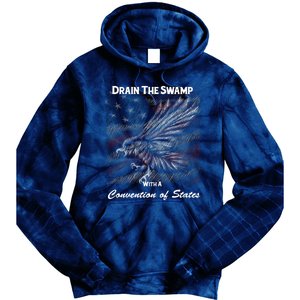 Drain The Swamp With A Convention Of States Tie Dye Hoodie